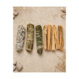 Morey Doğal Ağaç Ve Bitki Tütsü Seti ( Adaçayı-defne-ardıç-palo Santo )