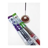 Morey Seramik Tütsülük + Aroma Fusion 20 Adet Organik Çubuk Tütsü 2 Paket (50 CM 3 SAAT YANMA SÜRESİ), Kahverengi