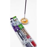Morey Seramik Tütsülük + Aroma Fusion 20 Adet Organik Çubuk Tütsü 2 Paket (50 CM 3 SAAT YANMA SÜRESİ), MOREYAROMASERAMİKSET001
