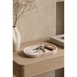 MORF Design MERMER Serisi Dekoratif Beton Tepsi | Mermer Desenli Çok Amaçlı Düzenleyici - Küçük Boy