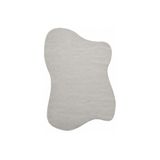 Morfe 01 Grey Özel Kesim Asimetrik Yumuşak Halı, 100X150