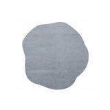 Morfe 04 Blue Özel Kesim Asimetrik Yumuşak Halı, 200X200