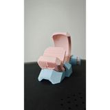 MORFEM3D Pembe - Mavi Ayarlanabilir Cep Telefonu Standı – Masaüstü Telefon Tutucu - Ayarlı - Açık Pembe