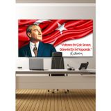 Morfil Sanat Atölyesi Atatürk Makam Panosu Tablosu Kanvas Tablo Resmi Kurumlar Okullar