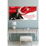 Morfil Sanat Atölyesi Atatürk Mustafa Kemal Makam Kanvas Tablo Resmi Kurumlar Okullara Uygun (7Farklı Ölçü)