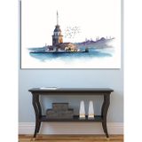 Morfil Sanat Atölyesi Kız Kulesi İstanbul Sanatsal Kanvas Tablo
