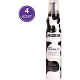 Morfose 200 ml Milk Therapy Krems Saç Köpüğü 4 Adet Kuru ve Kırılgan Saçlar İçin Besleyici