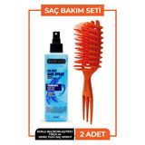 Morfose Bukle Belirginleştici Saç Fırçası ve Deniz Tuzu Saç Spreyi