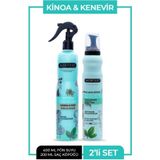 Morfose Kinoa & Kenevir Saç Bakım Köpüğü 200 ML + Fön Suyu 400 ML