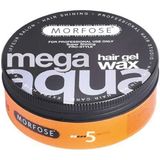 Morfose Mega Aqua Hair Gel Wax Renksiz 150 ml Süper Parlaklık Sağlayan Formül - standart