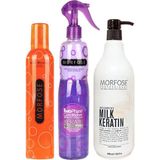 Morfose Milk Keratin Sütü Şampuanı 3'Lü Keratin Bakım Seti - 1