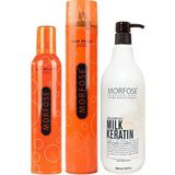 Morfose Milk Keratin Sütü Şampuanı 3'Lü Ultra Bakım Ve Şekillendirme Seti - 4
