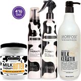 Morfose Milk Keratin Sütü Şampuanı 4'Lü Saç Bakım Ve Şekillendirme Seti - 1
