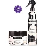 Morfose Milk Therapy Besleyici Çift Fazlı Fön Sütü 400 ml ve Maske 500 ml Kuru Saçlar İçin