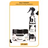 Morfose Milk Therapy Çift Fazlı Fön Sütü 400 ml + Milk Therapy Creamy Milk Sena 500 ml Mask