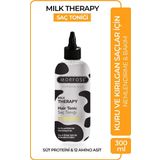 Morfose Milk Therapy Niacinamide ve Ceramide İçeren Nemlendirici Saç Bakım Toniği 300 ml