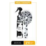 Morfose Milk Therapy Üç Boyutlu Oval Saç Fırçası + Milk Therapy Fön Sütü 400 ml