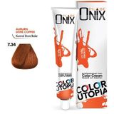 Morfose Onix 7.34 Kumral Dore Bakır 60 ml Tüp Saç Boyası