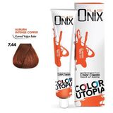 Morfose Onix 7.44 Kumral Yoğun Bakır 60 ml Tüp Saç Boyası