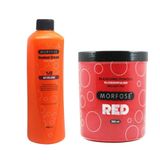 Morfose Red 500 ml Kırmızı Toz Açıcı + Morfose 1000 ml Oksidan Krem
