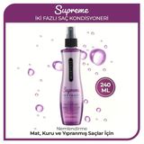 Morfose Sıvı Saç Kremi Supreme Fön Suyu 240 Ml Mor Çift Fazlı