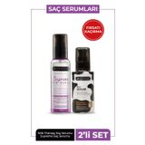 Morfose Supreme Keratin & Vegan Kolajen İçeren Saç Serumu 100 ml + Milk Therapy Saç Serumu 100 ml