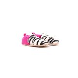 Morgedan Pembe Zebra Pamuklu Kaydırmaz Ilk Adım Bebek Patik