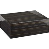 Morici Collection Italy Handmade Humidor Puro Kutusu - Roma Collection- Ebony- 50's