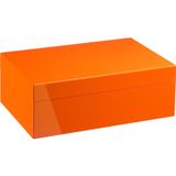 Morici Collection Italy Handmade Humidor Puro Kutusu - Roma Collection- Orange- 50's