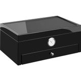 Morici Collection Italy Handmade Humidor Puro Kutusu - Roma Collection- Special Club Edition- Black - 100's