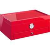 Morici Collection Italy Handmade Humidor Puro Kutusu - Roma Collection- Special Club Edition- Red - 100's