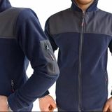 Moriki Erkek Polar Tam Fermuarlı Outdoor 3 Cepli Softsell Polar Ceket - XL - Koyu Lacivert