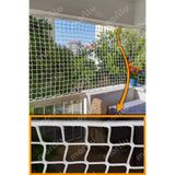 Morilu Balkon Güvenlik Perdesi - 5 cm Göz 6 mm İp - Balkon Ağı Havuz Güvenlik Ağı - Apartman Boşluğu Filesi