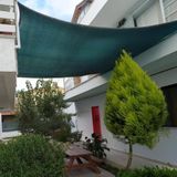 Morilu Gölgelik File - Yeşil File - Şeritli ve Halkalı -%95 gölgeleme - Bahçe Filesi - Otopark ve Araba Gölgeliği - Havuz Gölgeliği - 2 M x 12 M