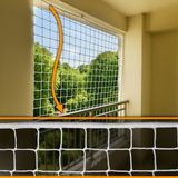 Morilu Güvenlik Filesi 10 cm Göz 6mm Ip - Balkon Inşaat Merdiven Raf Havuz Iş Güvenlik Ağı - 1,2 x 40 Metre