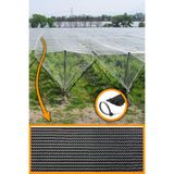 Morilu Monofilament Dolu ve Kuş Filesi - BEYAZ File - OVERLOKLU - 65 gr/m2 - Doludan Koruma Perdesi