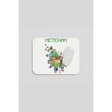 Morinna Isme Özel Minecraft Temalı Dikdörtgen Mouse Pad 23X19CM Mp-02 - Beyaz