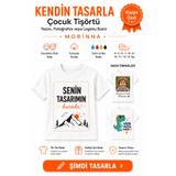 Morinna Kişiye Özel Çocuk Tişörtü Fotoğraf Baskılı İsimli Yazılı Logo Baskılı 4-13 Yaş Kendin Tasarla Günlük Rahat Kısa Kollu T-Shirt KMR-01