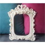 Morlalem Gül Kabartmalı 24CM Çerçeve Silikon Kalıp K-195, Kokulu Taş Polyester Reçine Alçı Mum Kalıbı
