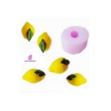 morlalem m 3,8cm Mini Minyatür Limon Meyve Silikon Kalıp K-1486, Taş Tozu Alçı Sabun Mum Kalıbı