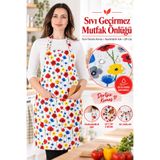 Morlay Dertsiz ve Sıvı Geçirmez Mutfak Önlüğü Ayarlanabilir Askılı Çift Cepli Duck Panama Kumaş 60x80cm