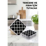 Morlay Tencere Ve Fırın Tutacağı 220 Derece Isıya Dayanıklı Tutaç & Mutfak Pişirme Ekipmanı Tutacak