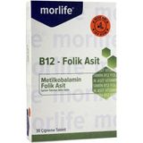 Morlife Mor Life Vitamin B12 Folik Asit 30 Çiğneme Tablet - Aromasız