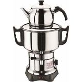 Morlife Teahouse Elektrikli Semaver - Inox