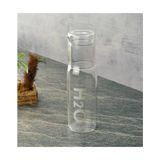 Morlimon Borosilikat Cam Başucu Sürahisi - 600 ml - Gri