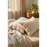 morlina home 2 Adet %100 Pamuk Nefes Alan Terletmeyen Yumuşak Doku 4 Kat Müslin Yastık Kılıfı 50x70 cm