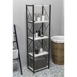 mormanya Arrfelix Banyo Düzenleyici Banyo Dolabı Çok Amaçlı Dolap 5 Katlı Metal Mutfak Düzenleyici