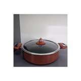 MORMAVİ TAÇ TİTAN 28 CM GRANİT ( KARNIYARIK, PİLAV,DOLMA) BASIK TENCERE