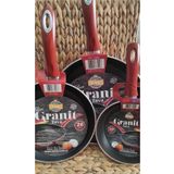 MORMAVİ TAC TİTAN 3'LÜ 30 CM , 26 CM , 20 CM GRANİT YUMURTA SAHAN TAVA