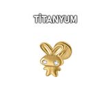 MORNEVA Titanyum Tavşan Kıkırdak Kulak Helix Conch Tragus Piercingi (1 Adet)